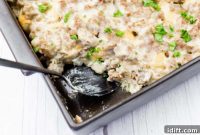 Homestyle Biscuits and Gravy Bake