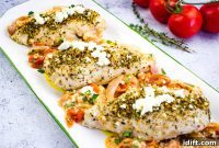 Sunny Mediterranean Chicken Tomatoes Feta Bake