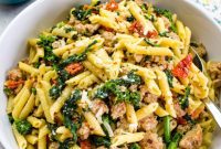 Robust Sausage & Broccoli Rabe Pasta