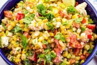 Tangy Cotija Corn Salad