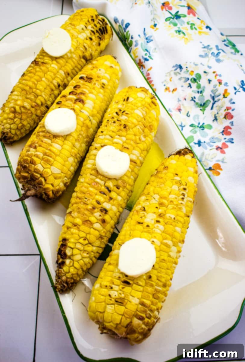 Golden Air-Fried Corn on the Cob 1 featured 30604