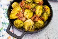 Smoky Brussels Sprouts with Crispy Bacon