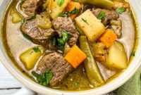 Hearty Instant Pot Steak and Potato Soup