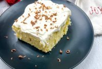 Holiday Eggnog Tres Leches Treat