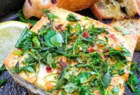 Sizzling Feta with Garden Herbs