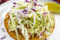 Smoky Chicken Tinga Tostadas
