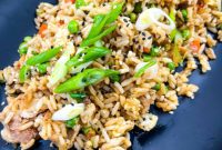 Sizzling Blackstone Chicken Fried Rice