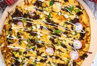 The Ultimate Birria Pizza
