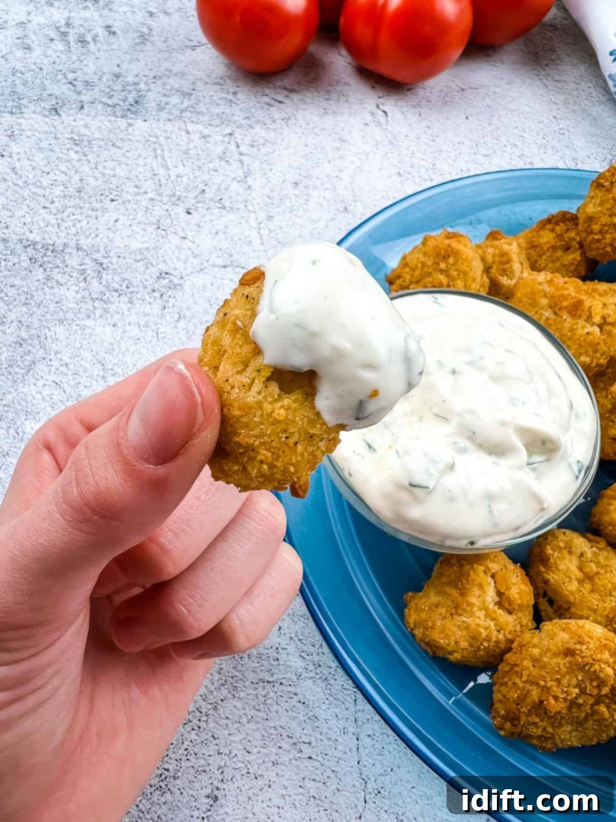 Crispy Air Fryer Popcorn Chicken 1 featured 36713