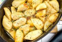 Rustic Rosemary Garlic Potato Braise