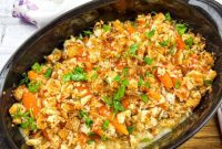 Fiery Breadcrumb Carrot Gratin