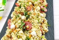 Vibrant Pesto Orzo Salad