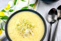 Velvety Spring Leek and Green Garlic Puree