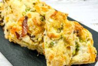 Savory Bacon Cheddar Green Onion Scones