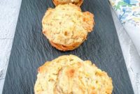 Sharp Cheddar Apple Muffins