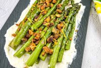 Tender Roasted Asparagus with Luxurious Mascarpone