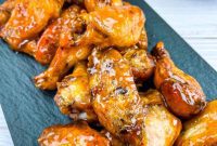Smoky Peach Chipotle Blaze Wings