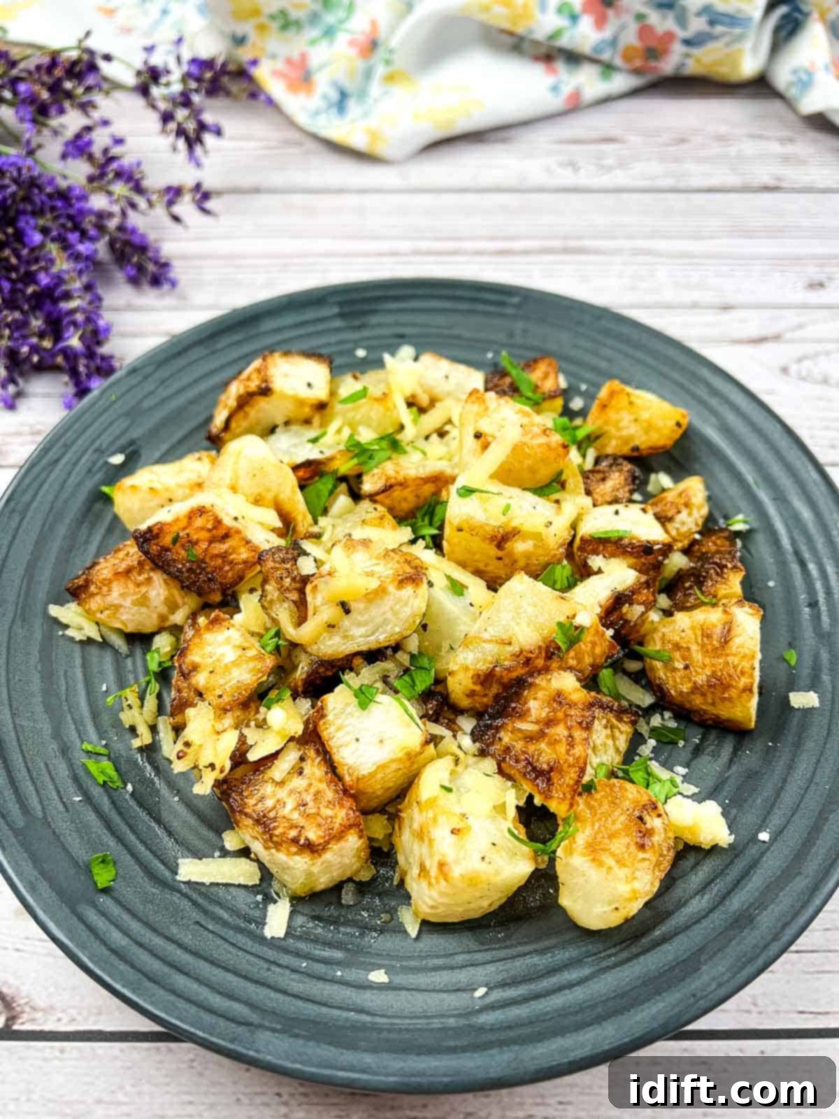 Golden Parmesan Roasted Kohlrabi 1 featured 46623