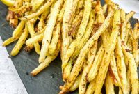 Crispy Air Fryer Lemon Pepper Yellow Beans