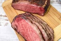 Succulent Traeger Smoked New York Strip Roast