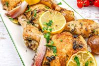 Roasted Lemon Rosemary One Pan Chicken
