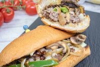 Elevated Ground Beef Philly Cheesesteak