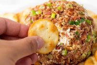 Pecan Crusted Bacon Cheeseball