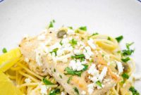 Zesty Lemon Feta Chicken Skillet with Artichokes