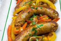Effortless Slow Cooker Sausage and Peppers