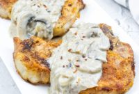 Pork Chops Smothered in Onion Mushroom Sauce