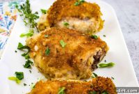 Golden Baked Chicken Thighs with Velvety Onion Gravy