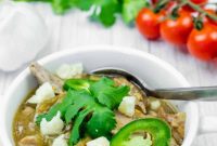 Tender Slow Cooker Pork Chile Verde