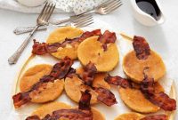 Crispy Bacon Pancake Stacks