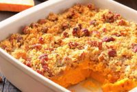 Decadent Sweet Potato Casserole with Crunchy Pecan Streusel