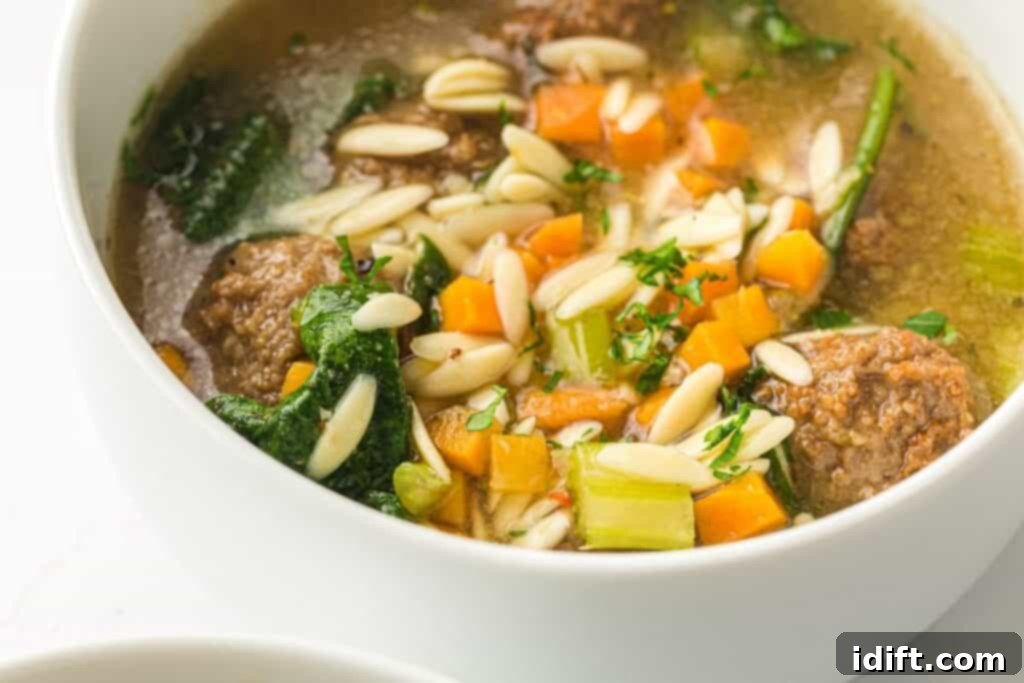 Slow Cooker Italian Wedding Soup Delight 2 Bowl of Slow Cooker Italian Wedding Soup