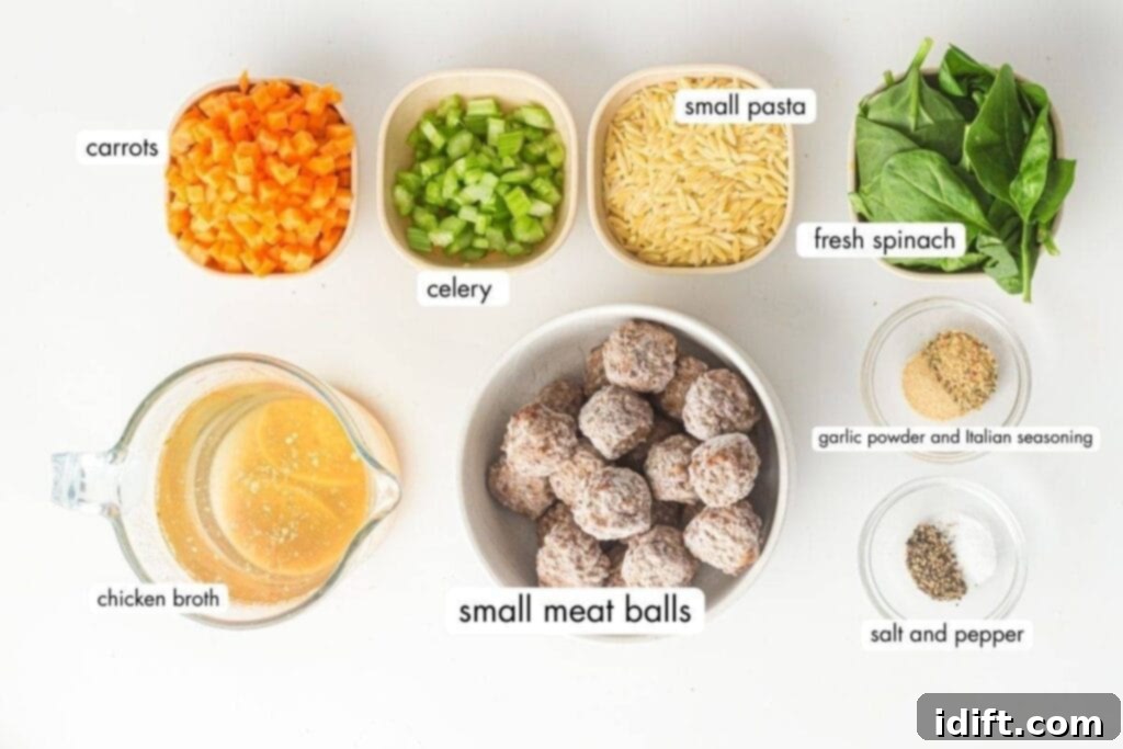 Slow Cooker Italian Wedding Soup Delight 4 Ingredients for Italian Wedding Soup