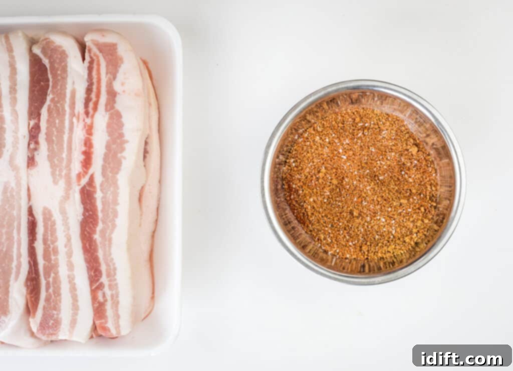 the rub for smoked pork belly