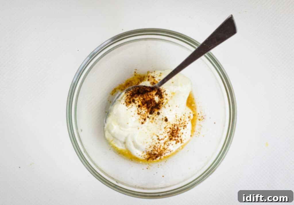 Simple Jalapeno and Applewood Smoked Cheddar Corn Fritters 11 corn fritter sauce ingredients in a bowl