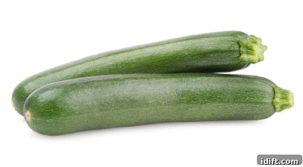 Fresh Zucchini ready for grating