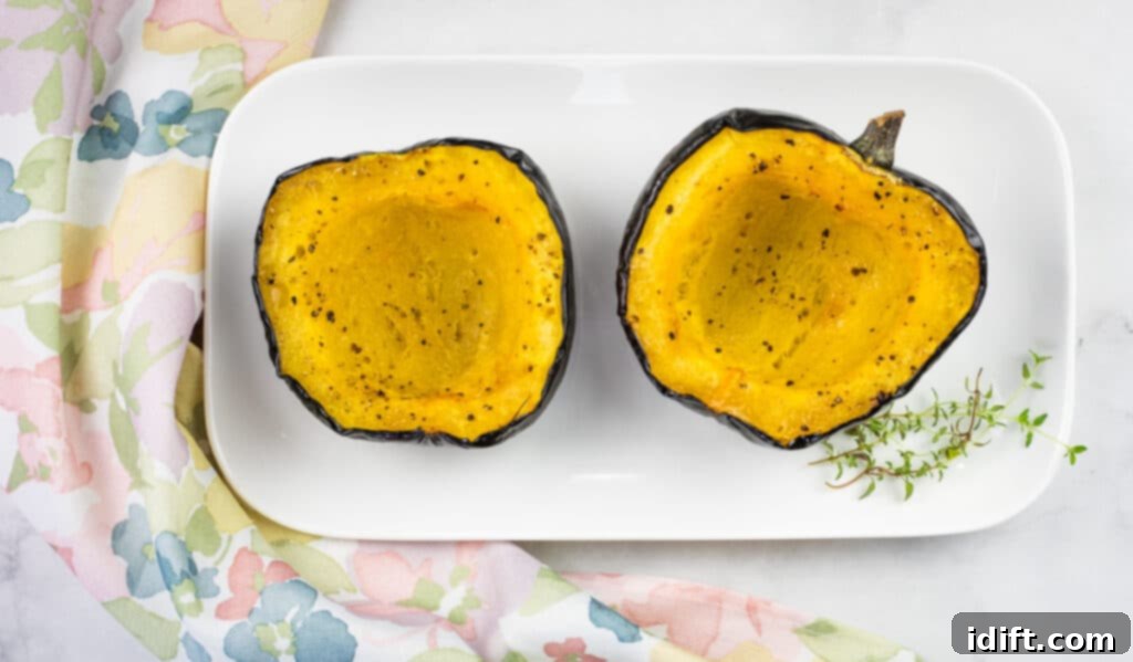 Golden Maple Acorn Squash 10 finished maple roasted acorn squash