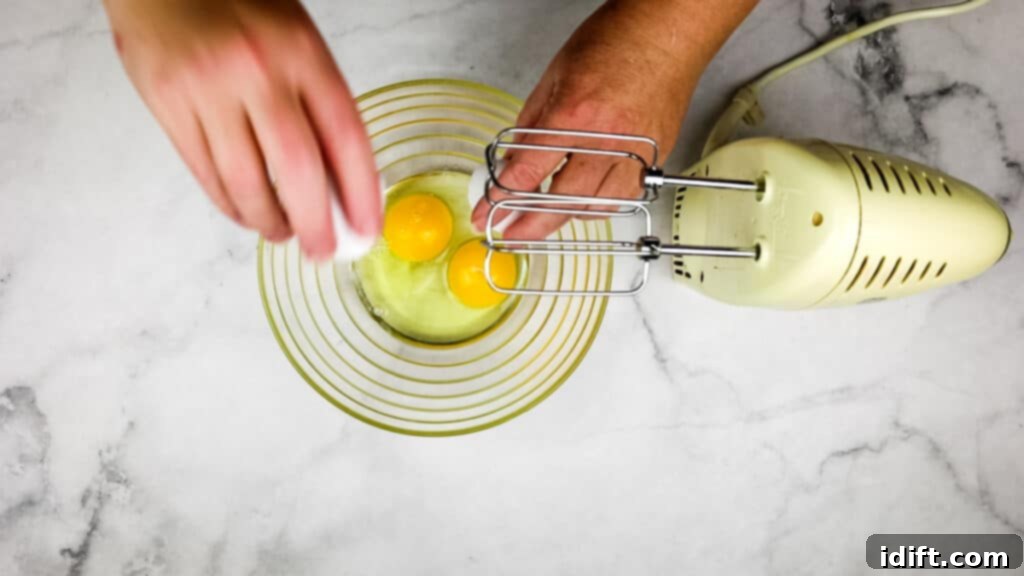 Maple Pecan Sweet Potato Bliss 5 whip the eggs with a hand beater in a mixing bowl