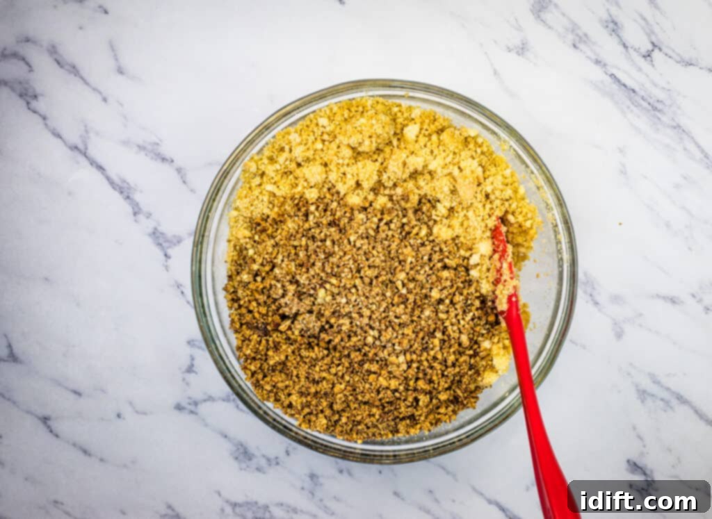 Decadent White Chocolate Bourbon Bites 7 Add the toasted chopped nuts to the bourbon ball dough.