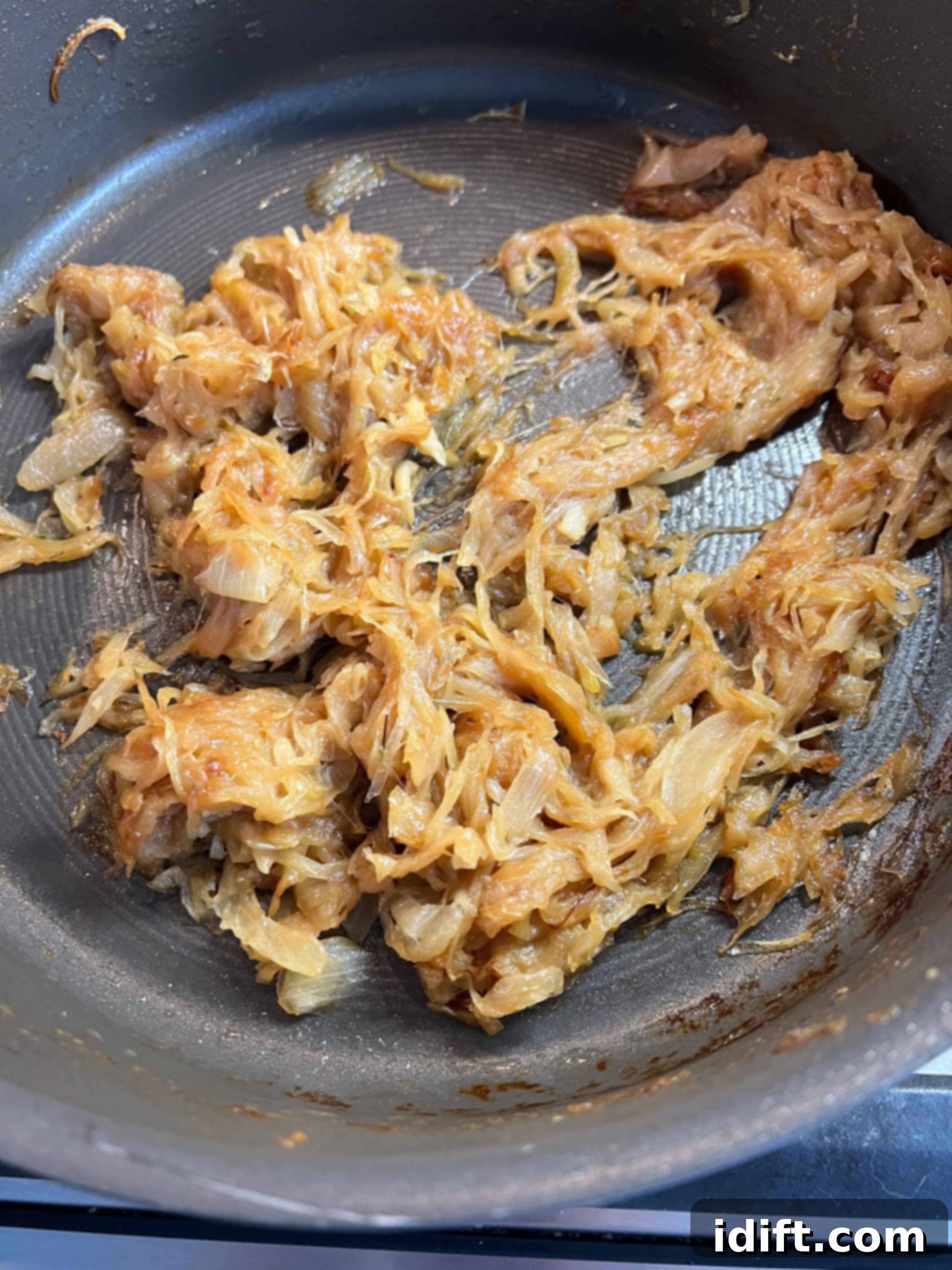 Caramelized onions after 45 minutes