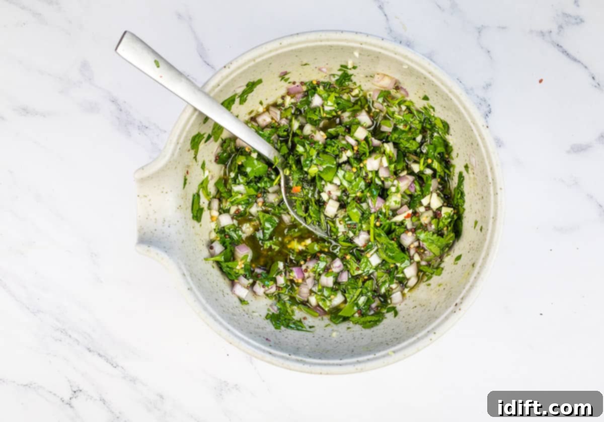 all ingredients mixed together