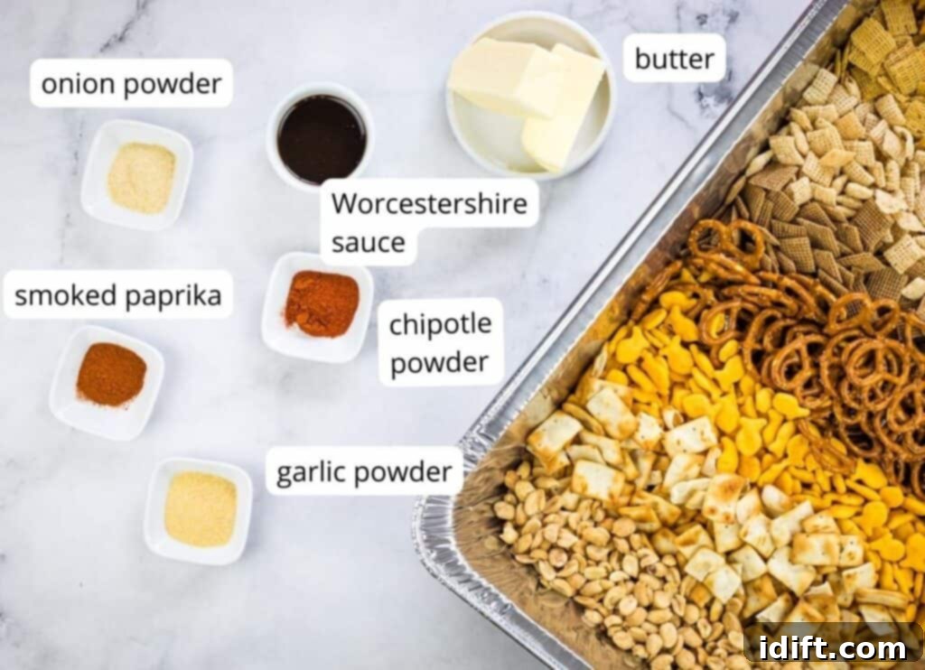 A top-down shot of the remaining ingredients.