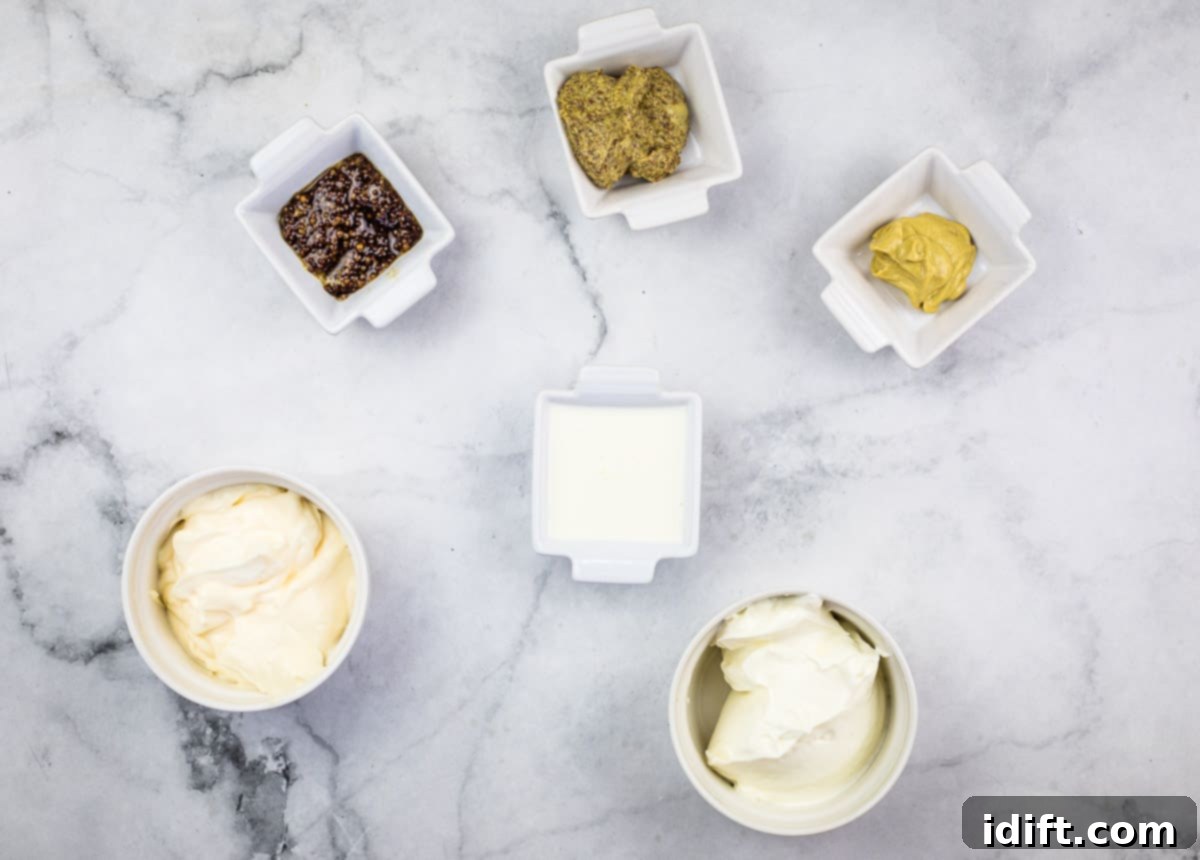 Savory Kraut Poppers 14 Mustard sauce ingredients.