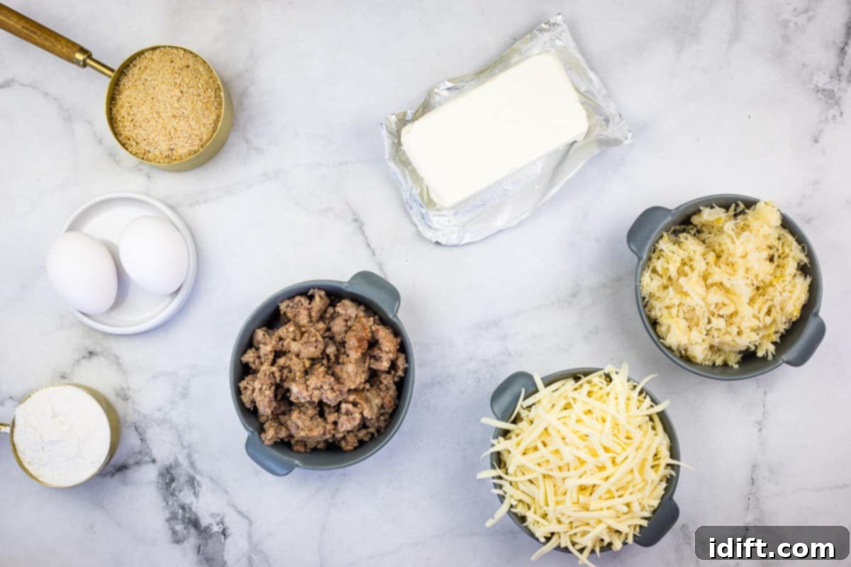 Savory Kraut Poppers 7 Ingredients to make sauerkraut balls.