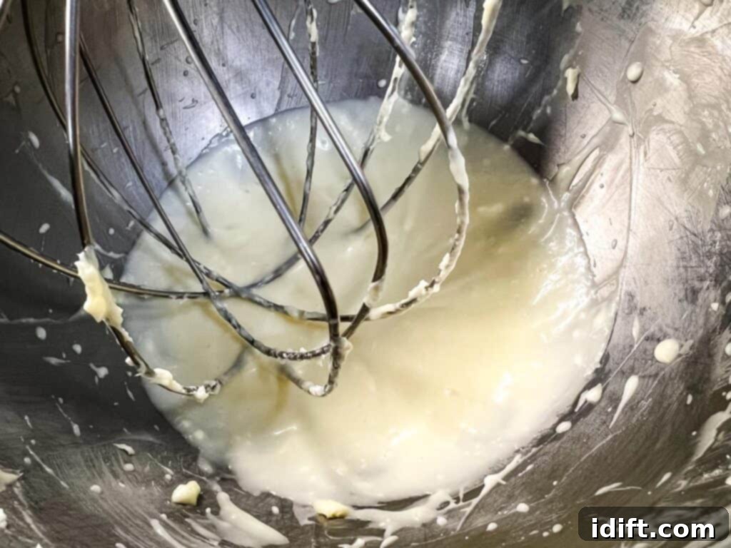 Sugar and milk added to the glaze.