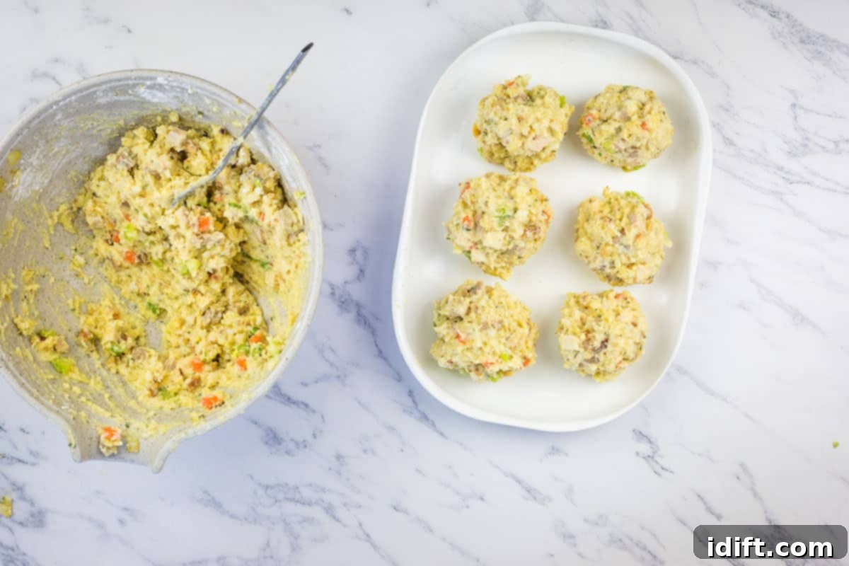 The Heart of Thanksgiving Dinner 9 Roll balls with 1/2 cup of the mixture.
