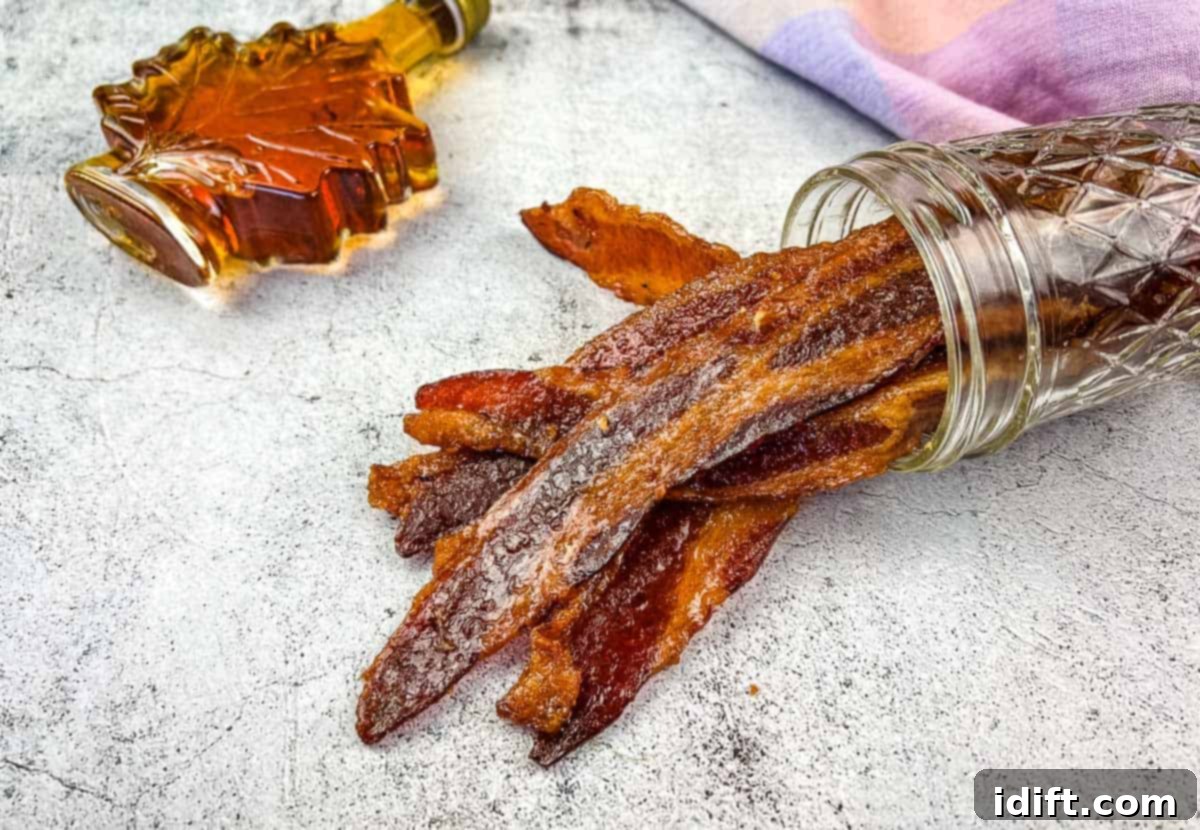 Millionaire's Bacon 10 Smoked Candied Bacon ready to eat.